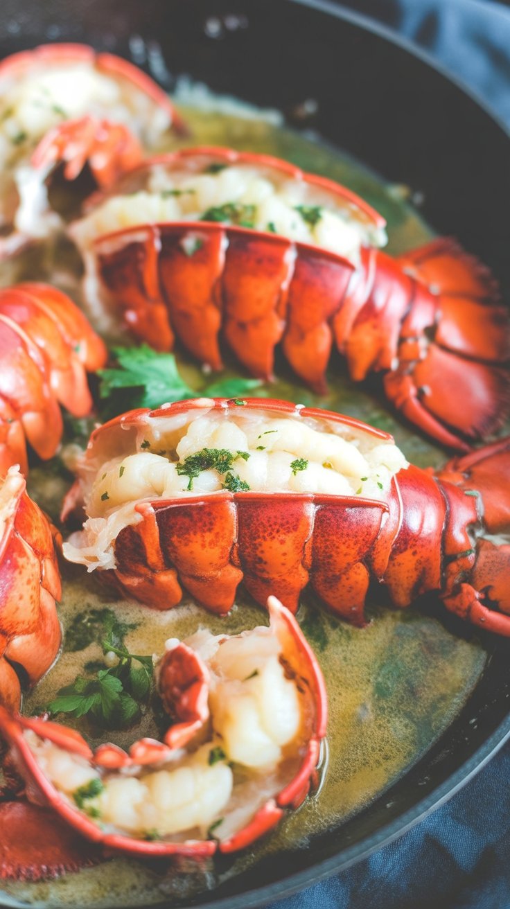best Garlic Butter Lobster Skillet