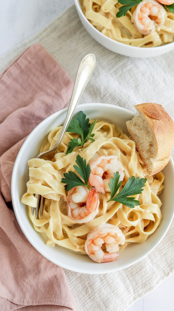 best Garlicky Lobster Fettuccine Alfredo