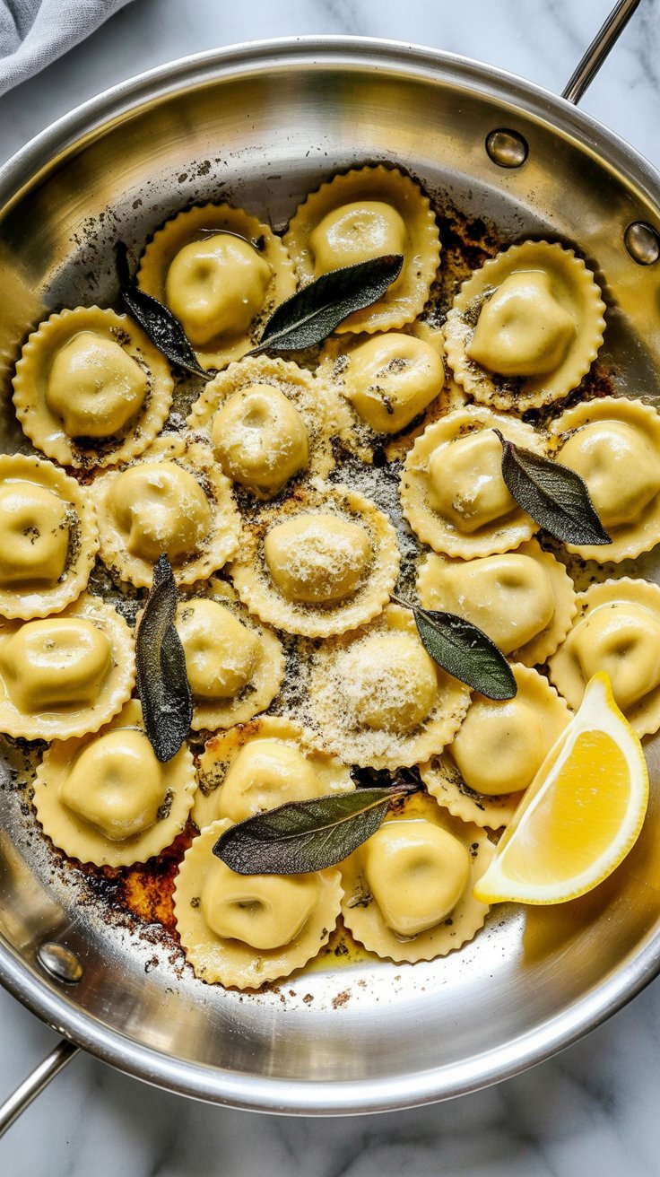 best Lobster Ravioli With Butter Sage Sauce