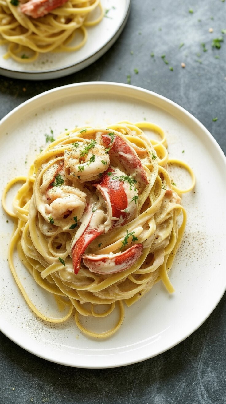 best Lobster Scampi with Linguine