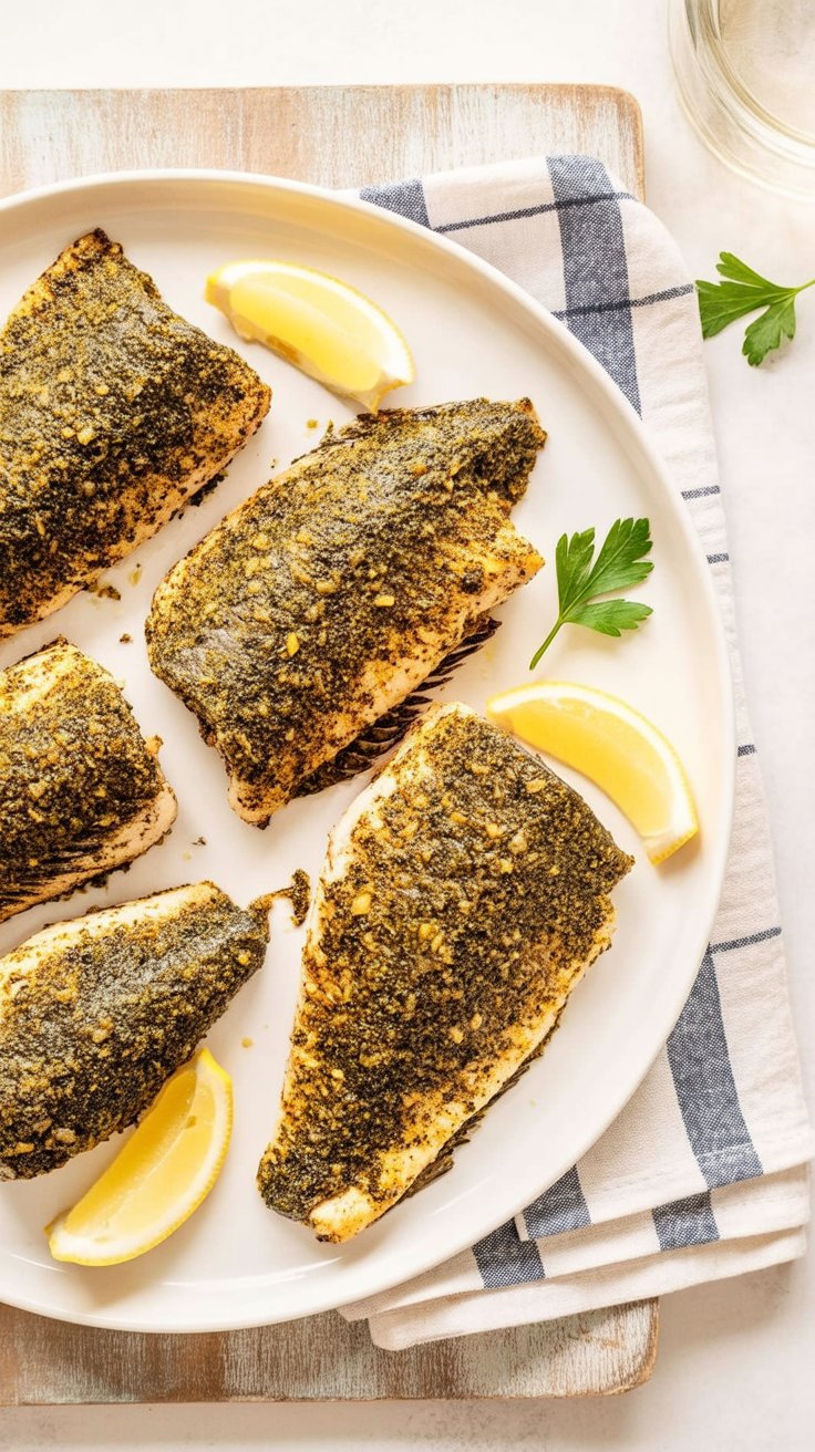 best Pan Seared Lemon Herb Catfish