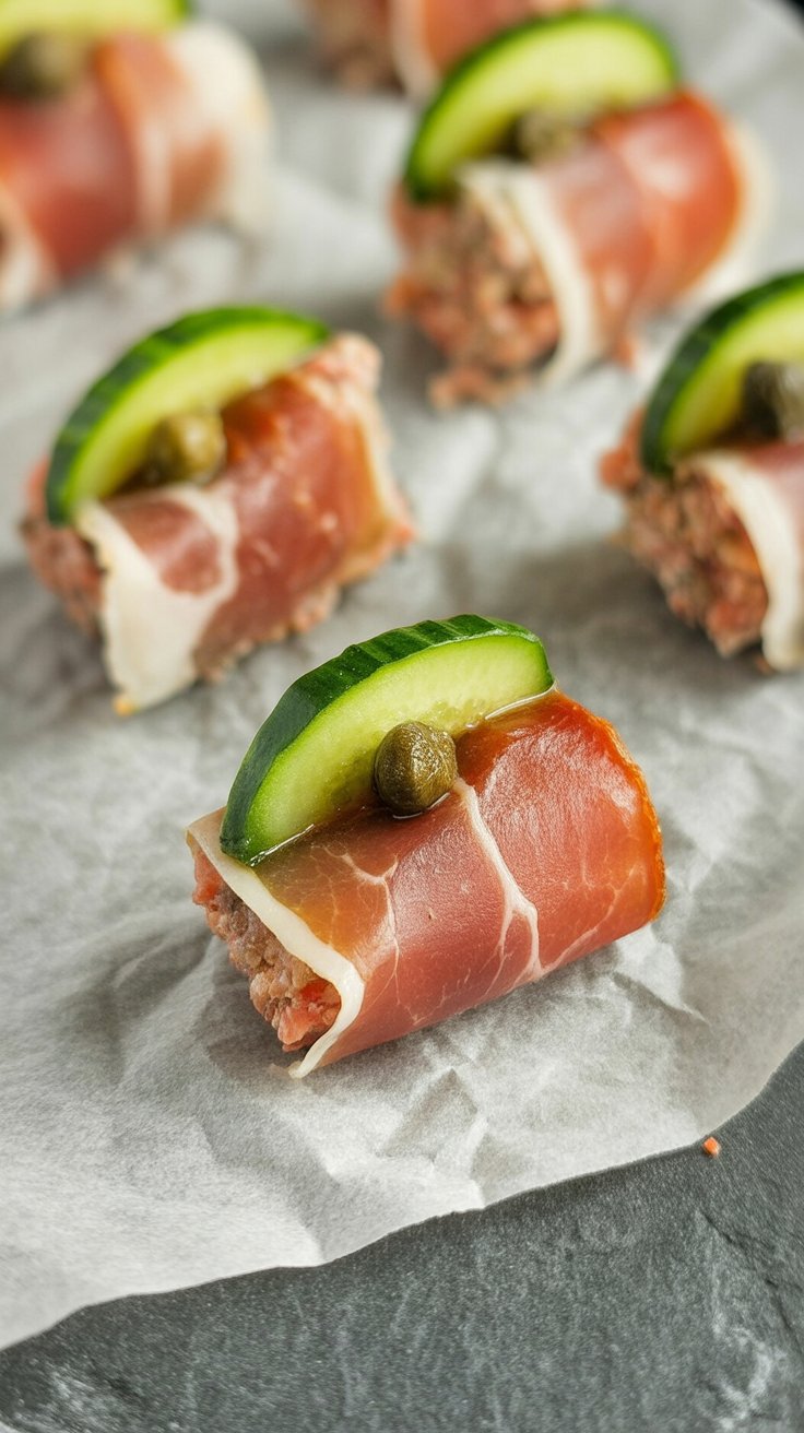 Tuna Crudo with Citrus Caper Vinaigrette