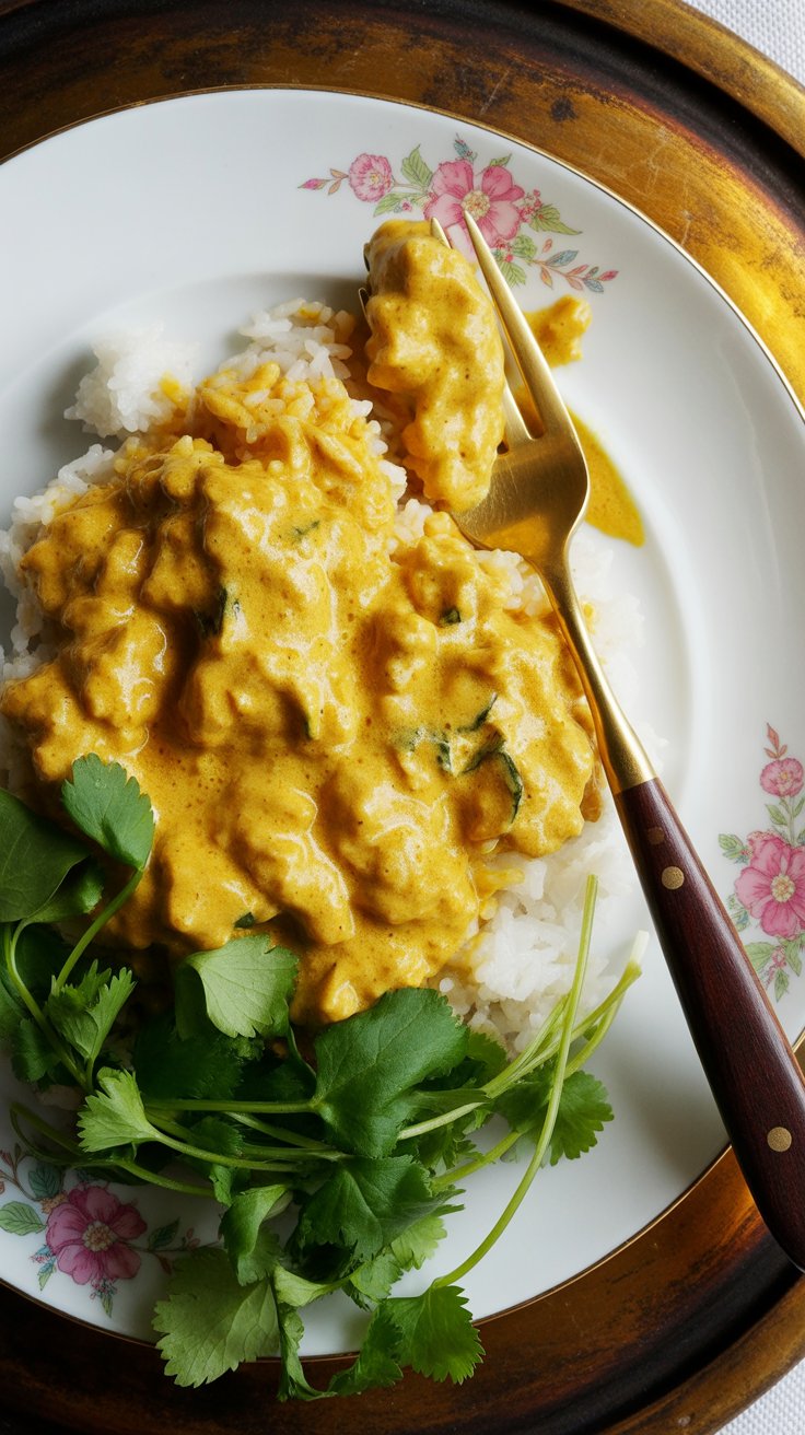 best Yellow Curry Poached Cod