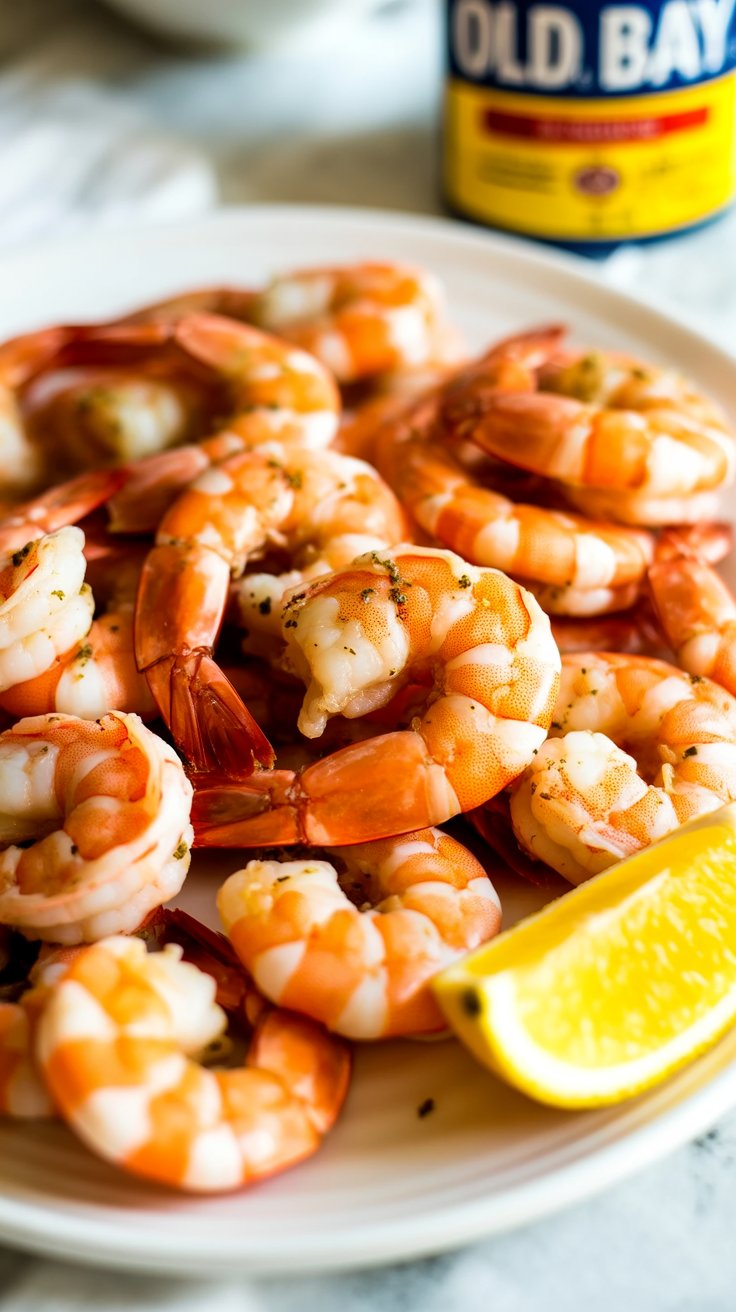 easy 15-Minute Old Bay Steamed Shrimp