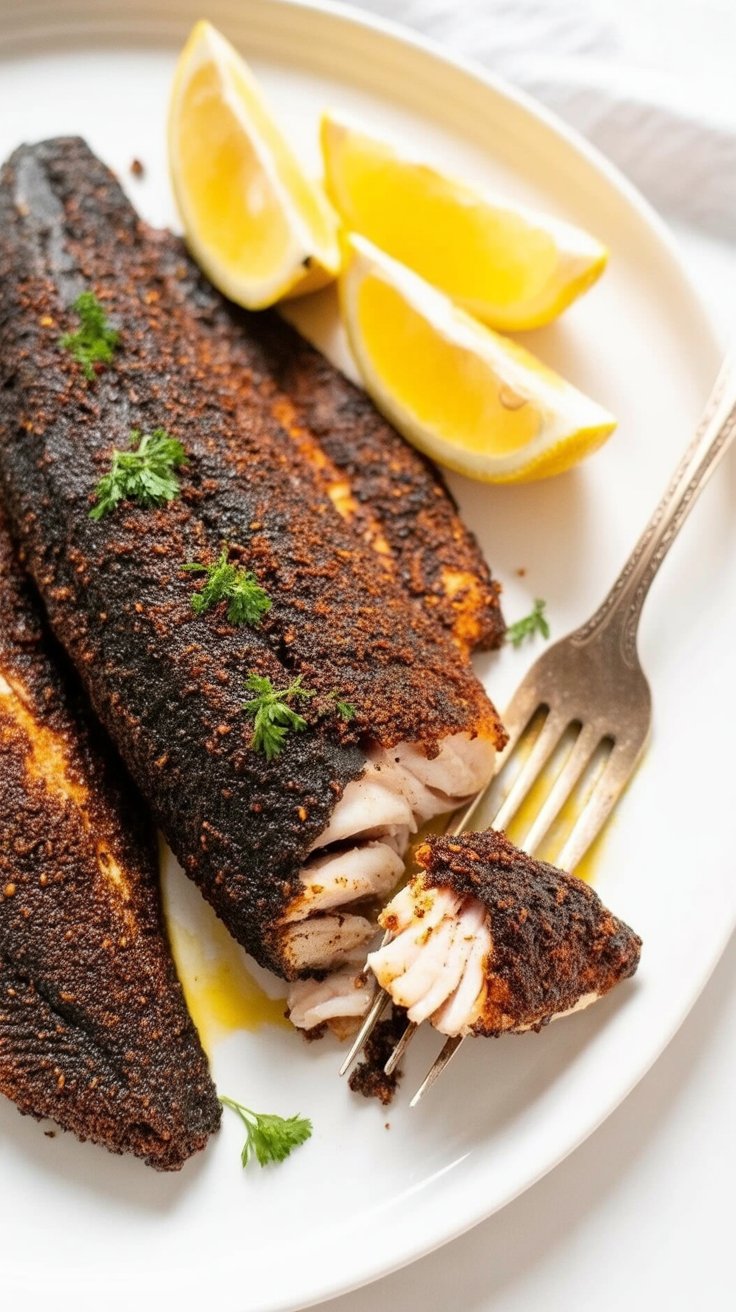 Air Fryer Blackened Catfish