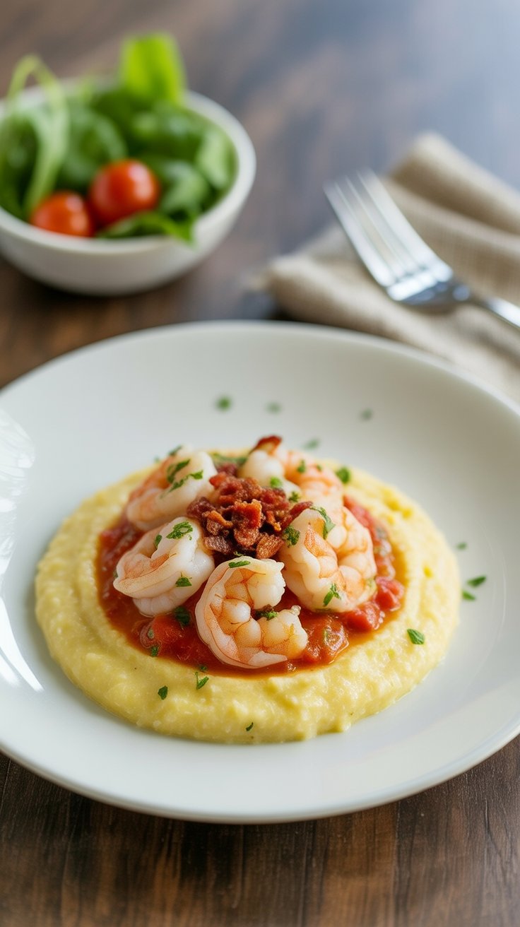 easy Authentic Southern Shrimp and Grits