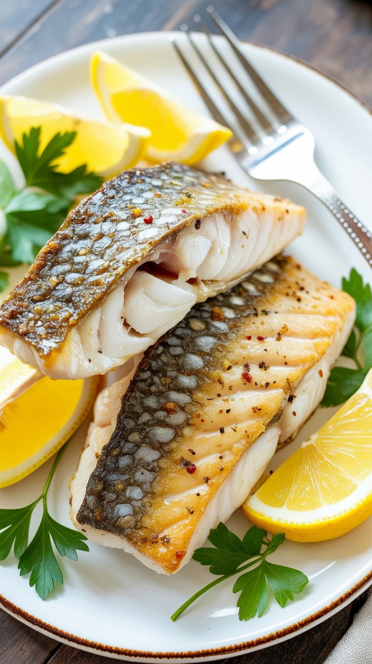 easy Baked Monkfish With Lemon Butter Sauce