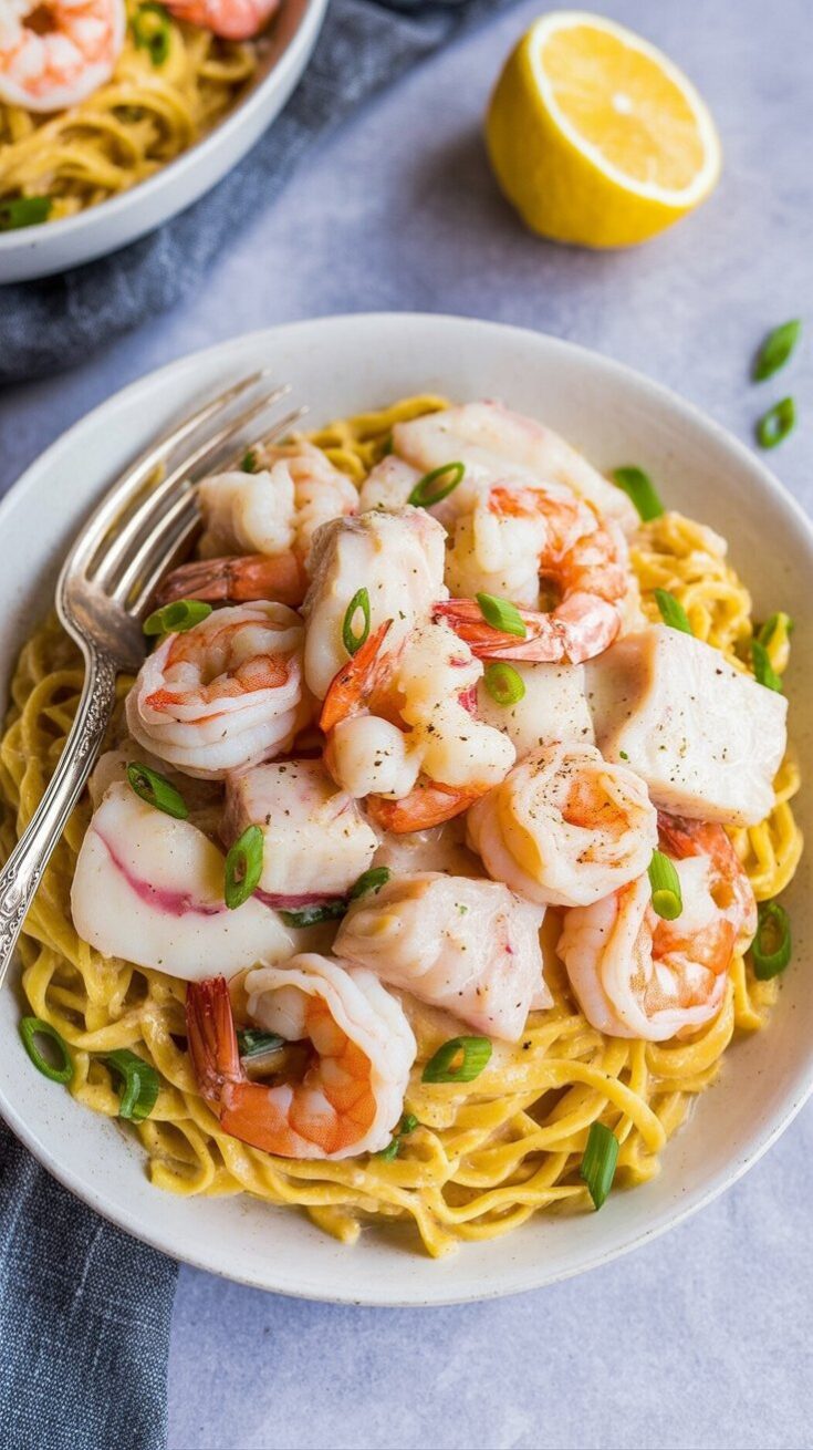 easy Baked Shrimp and Cod Fish