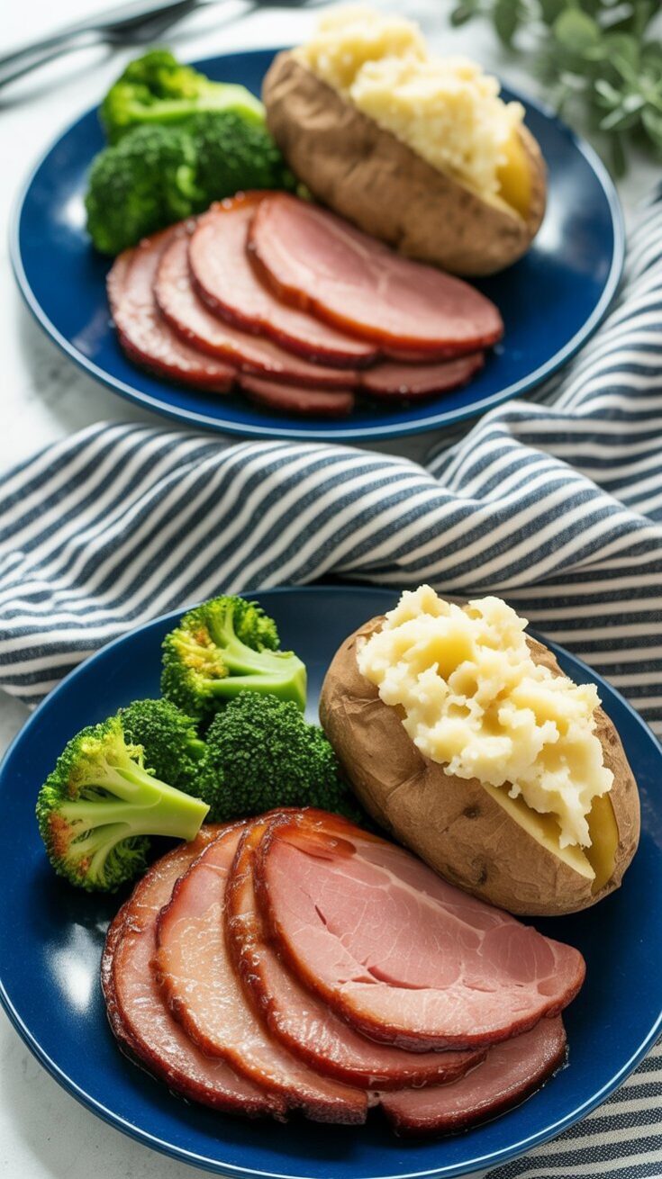 easy Brown Sugar Ham Steak