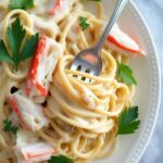 Crab Fettuccine Alfredo