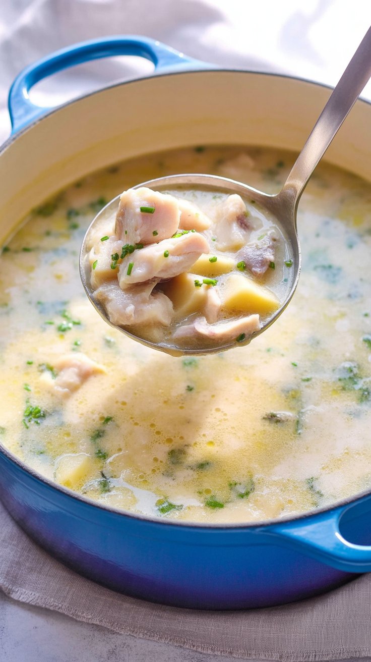 easy Creamy New England Fish Chowder