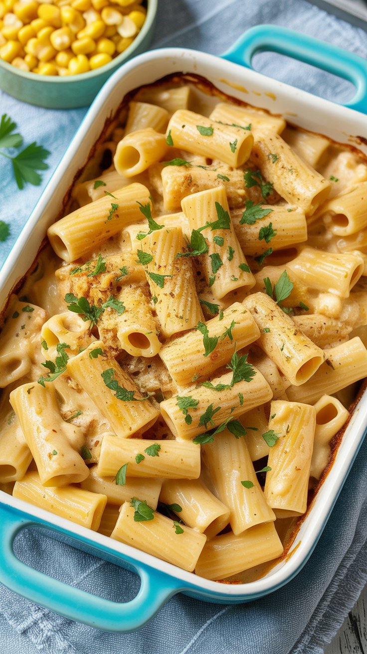 easy Creamy Tuna Pasta Bake