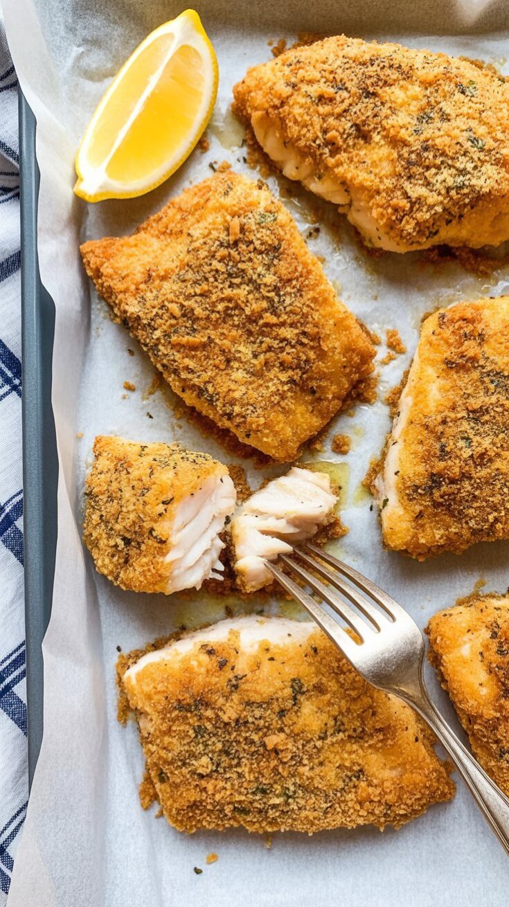 easy Crispy Baked Alaska Pollock
