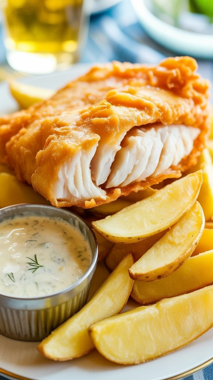 easy Crispy Fish and Chips