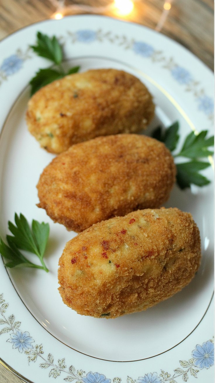 easy Deviled Crab Croquettes