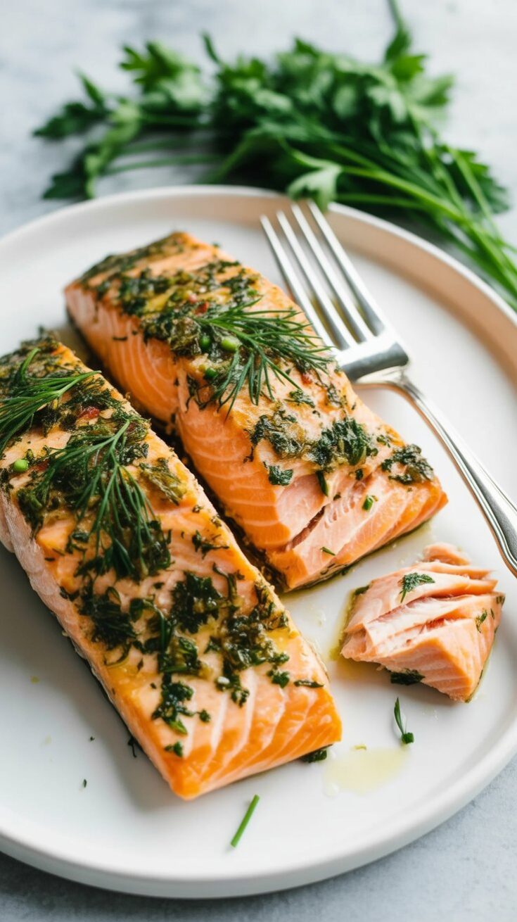 easy Dijon Baked Salmon