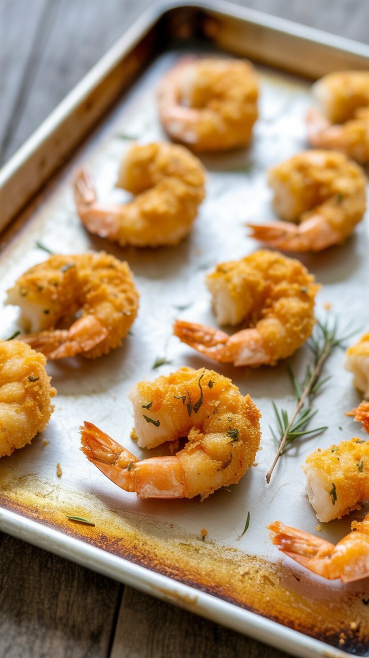 easy Healthy Breaded Shrimp