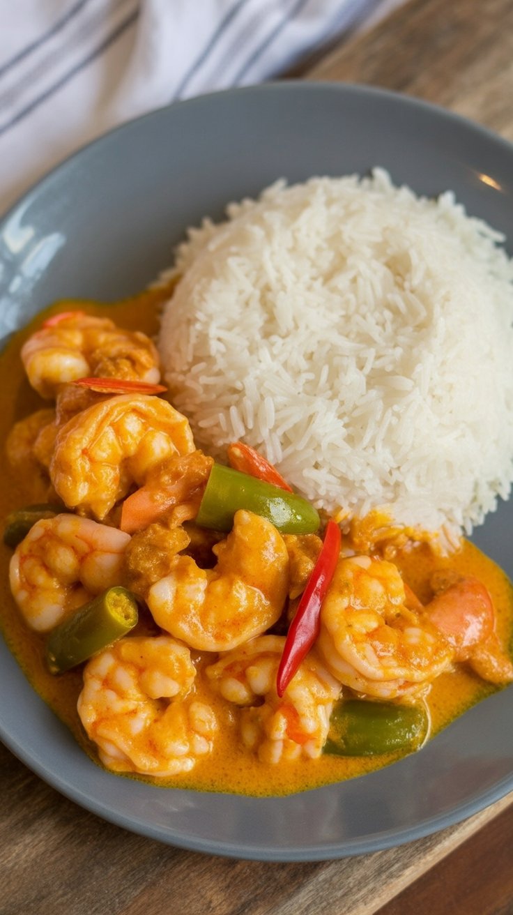 easy Indian Shrimp Curry