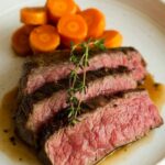 easy New York Strip Steak with Garlic Butter