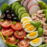 easy Nicoise Salad (French salad with tuna)