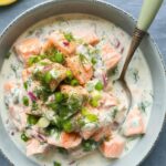 easy Poached Salmon Spread