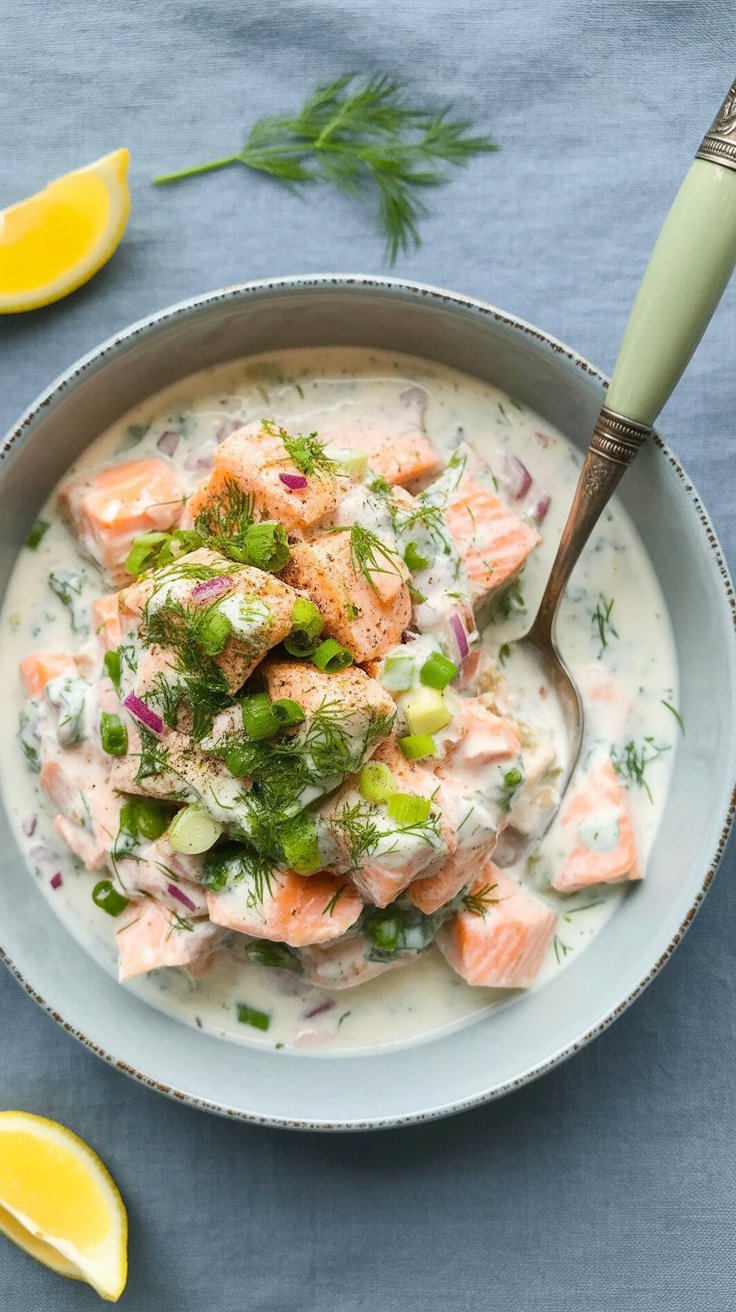 easy Poached Salmon Spread