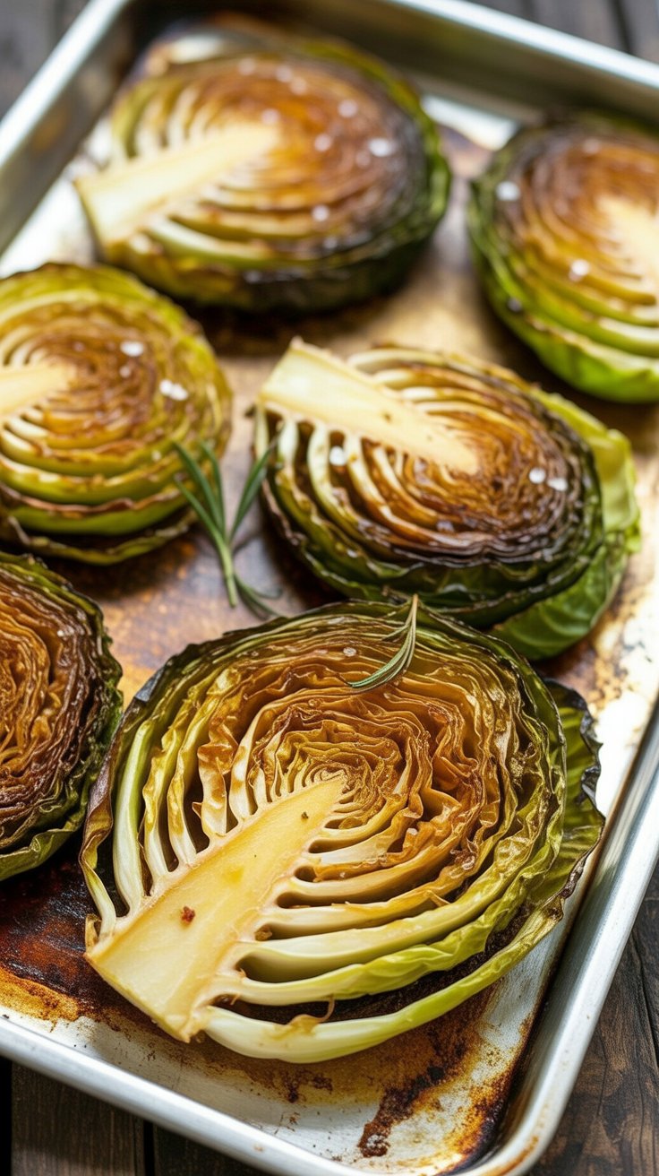 easy Roasted Cabbage Steaks