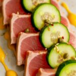 Tuna Crudo with Citrus Caper Vinaigrette