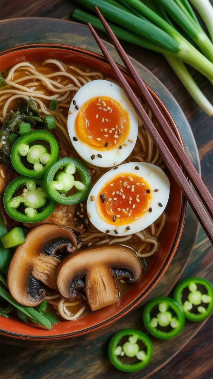 easy Veggie Ramen Soup