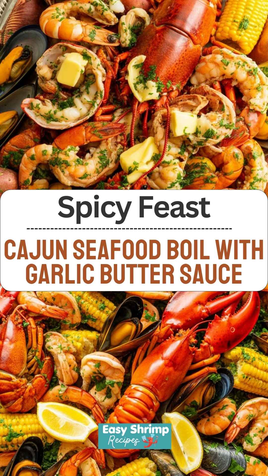Cajun Seafood Boil with Garlic Butter Sauce
