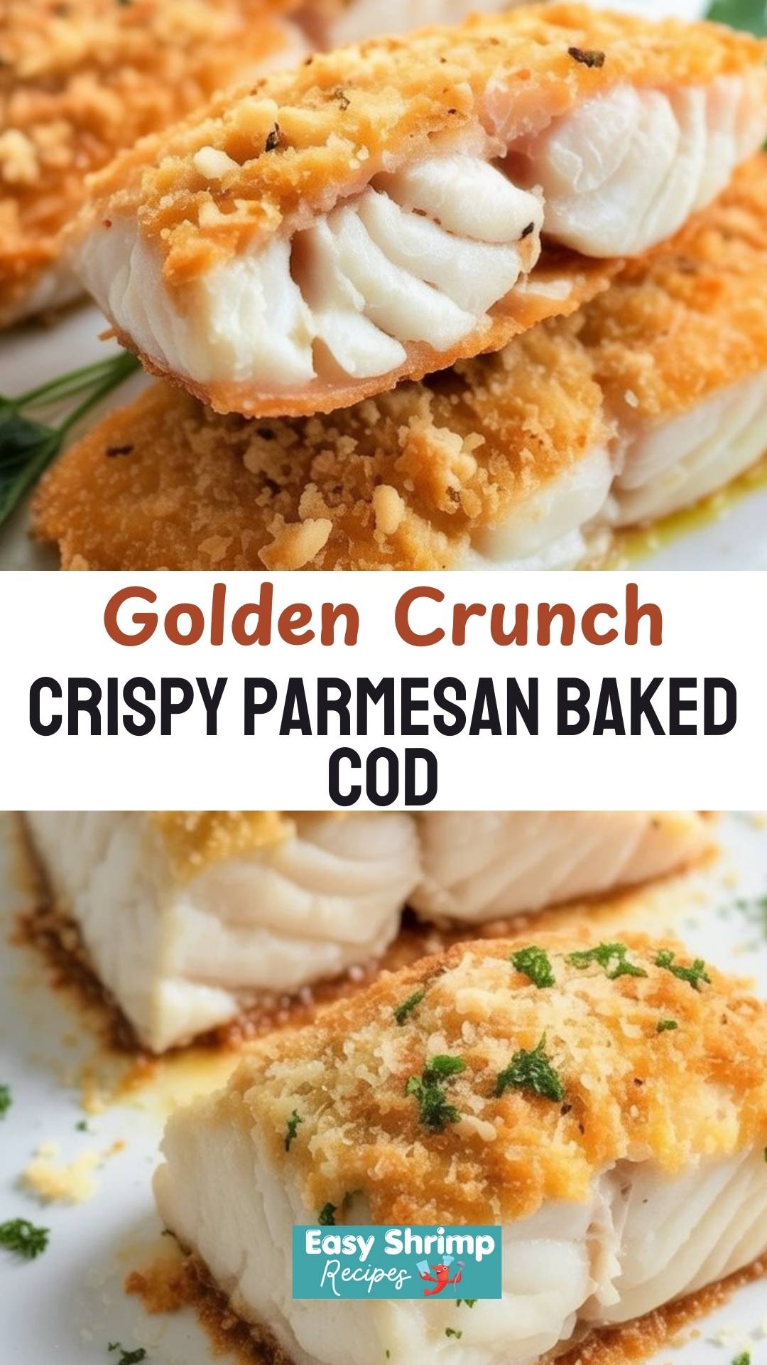 Crispy Parmesan Baked Cod