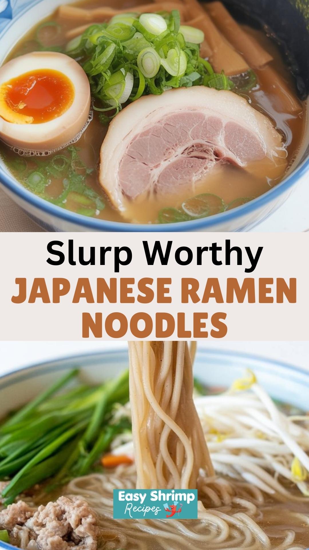 Japanese ramen noodles