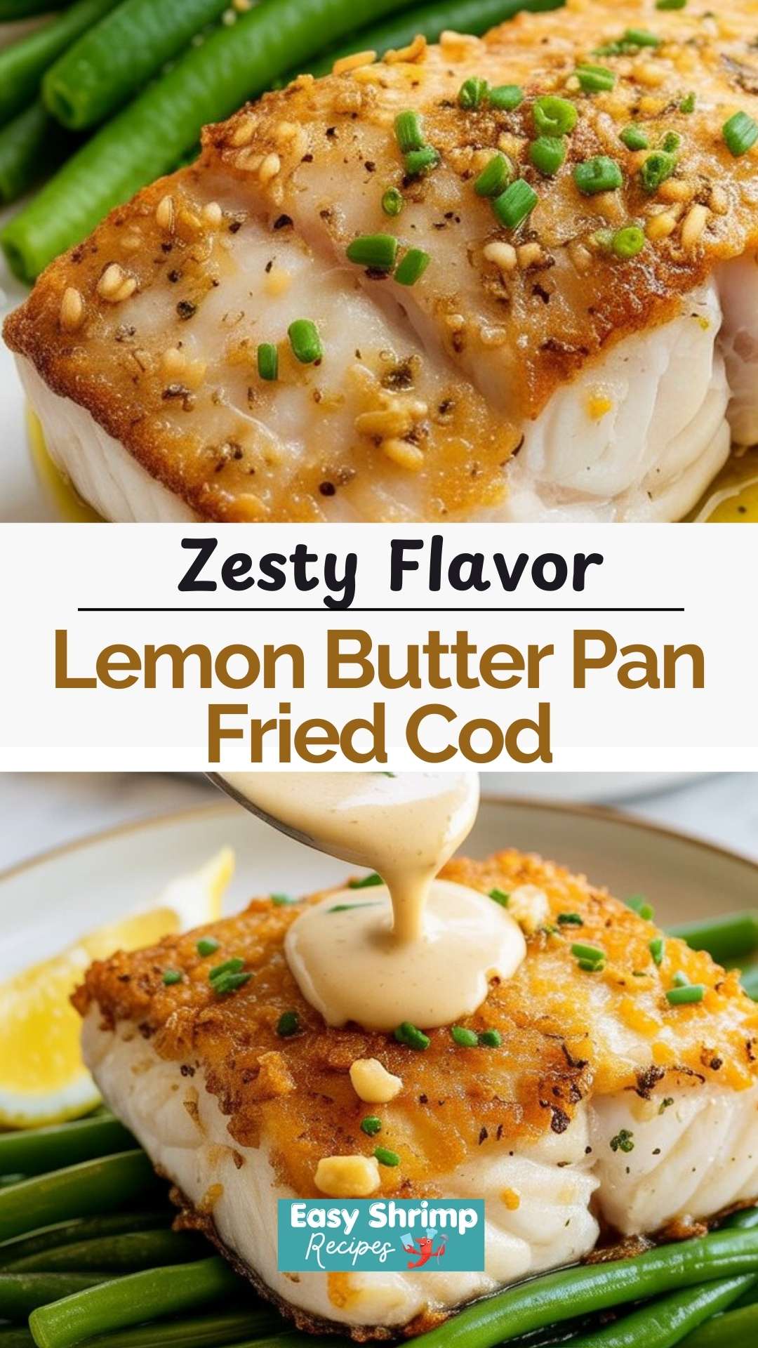 Lemon Butter Pan Fried Cod