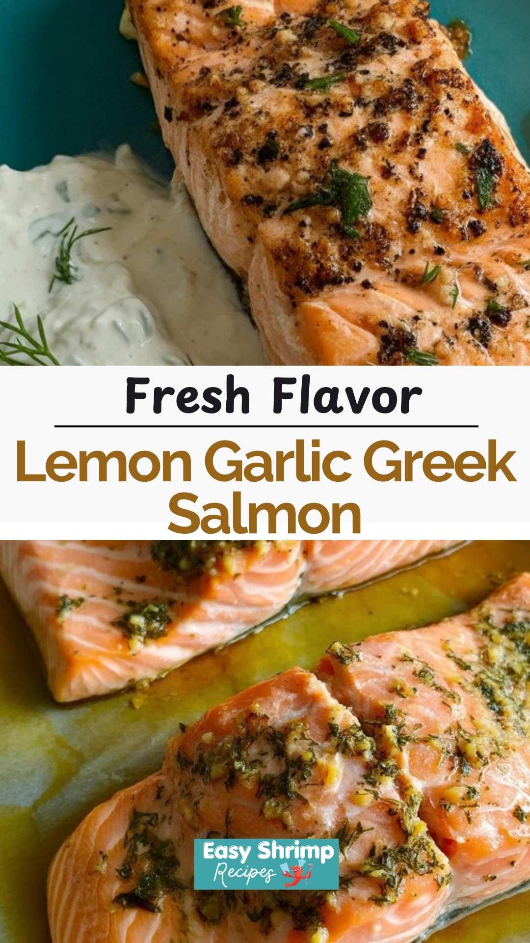 Lemon Garlic Greek Salmon