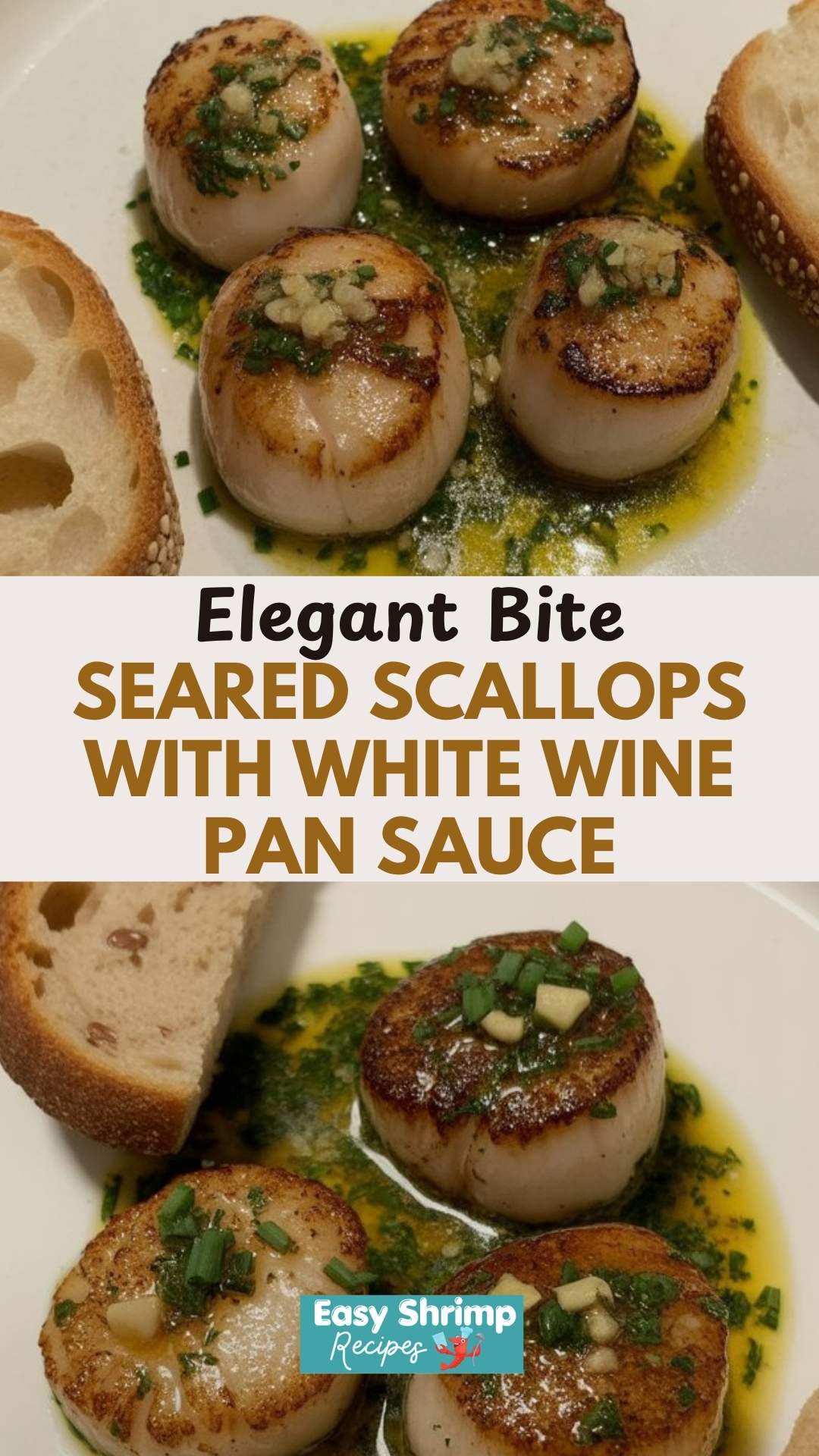 Seared Scallops with White Wine Pan Sauce