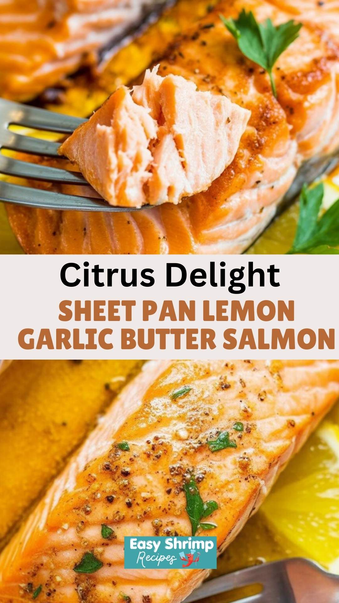 Sheet Pan Lemon Garlic Butter Salmon