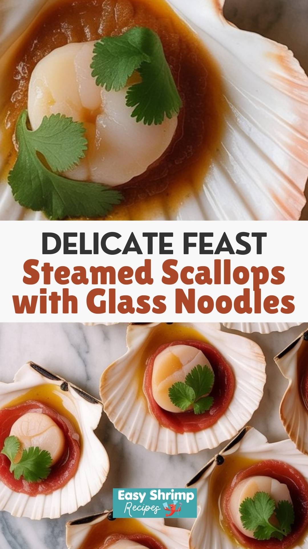 Steamed Scallops with Glass Noodles