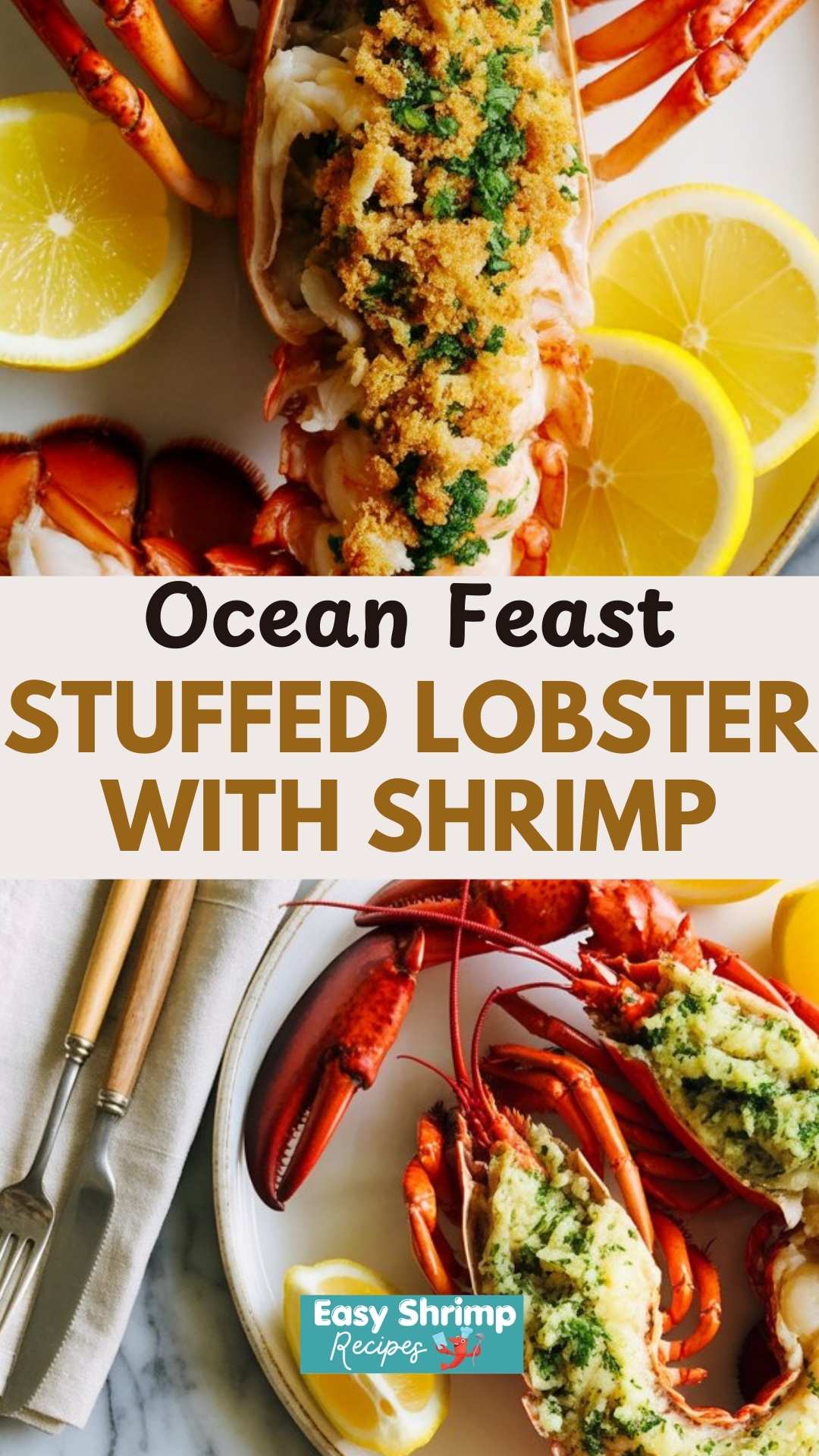 Stuffed Lobster with Shrimp