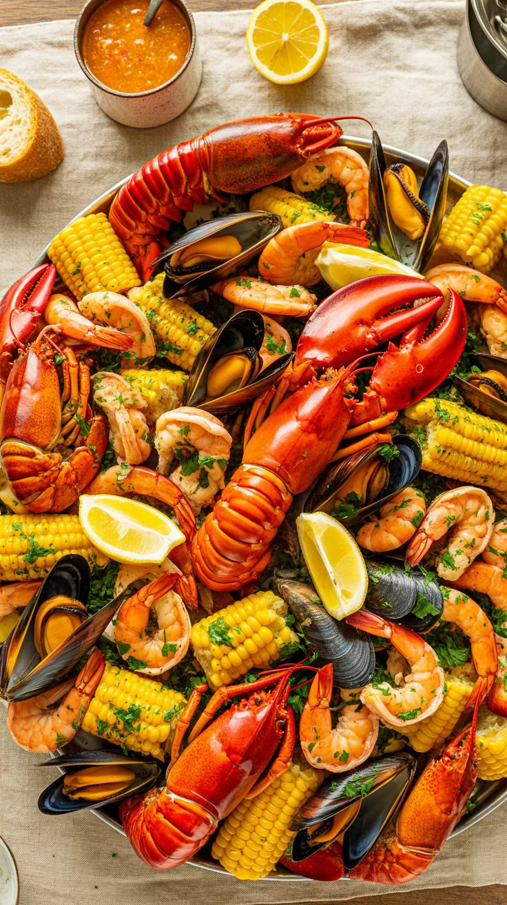 best Cajun Seafood Boil with Garlic Butter Sauce