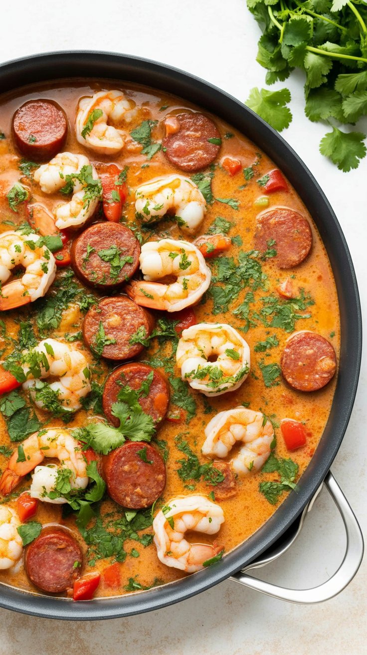best Cajun Shrimp and Sausage