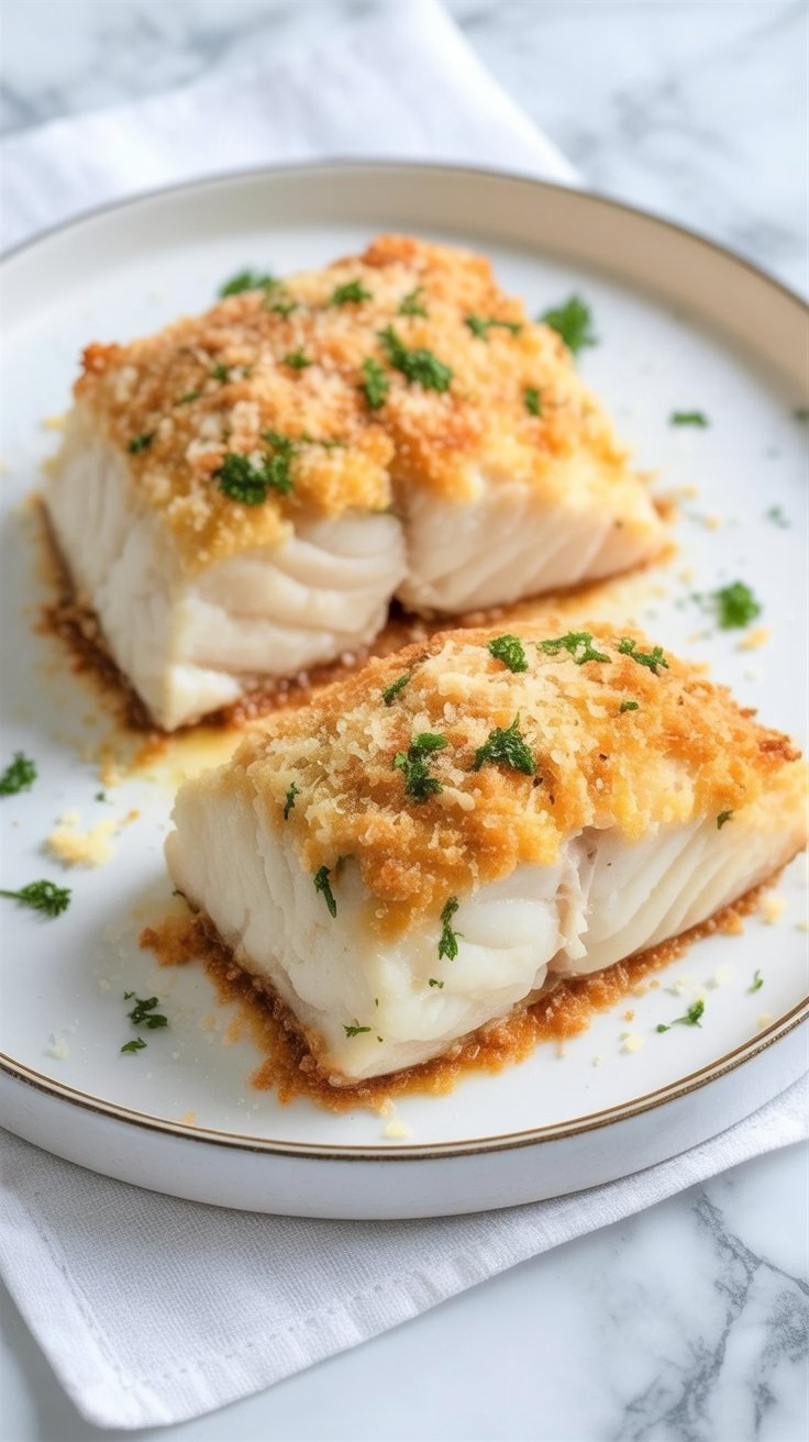best Crispy Parmesan Baked Cod