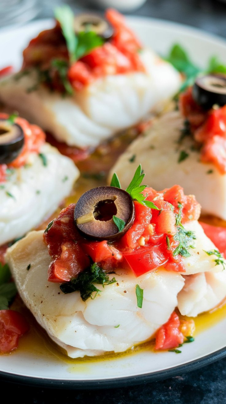 best Italian Cod with Tomatoes