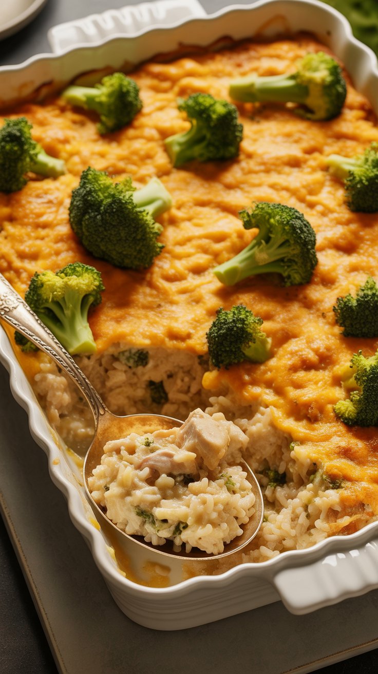 best Old Fashioned Chicken and Rice Casserole