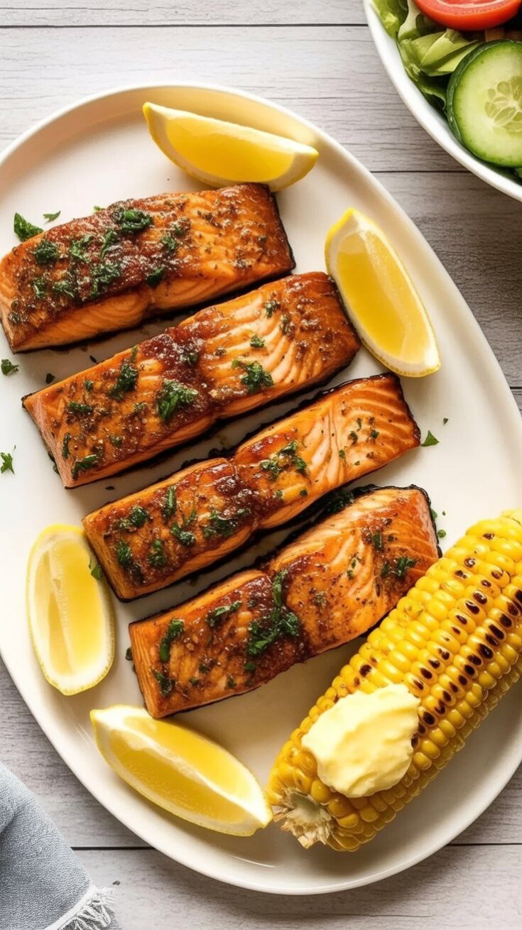 eaasy Marinated Grilled Salmon