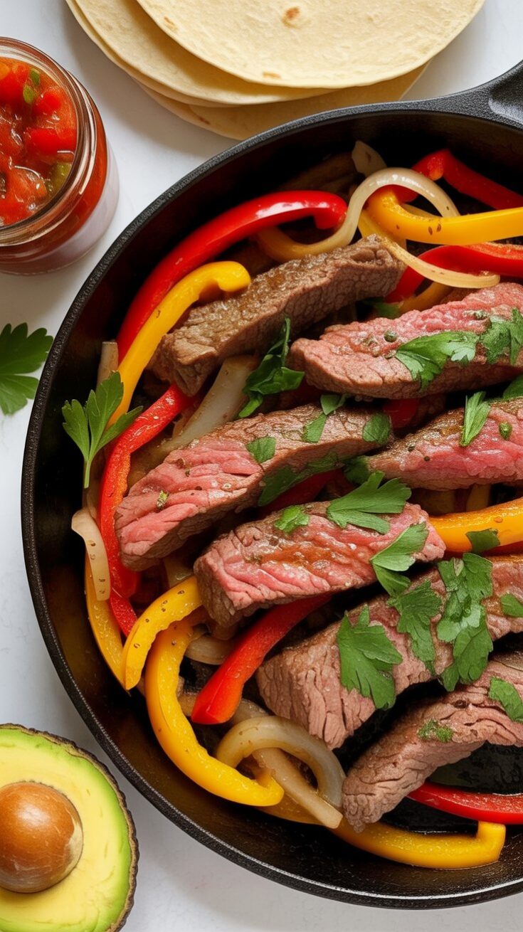 easy Beef Steak Fajitas