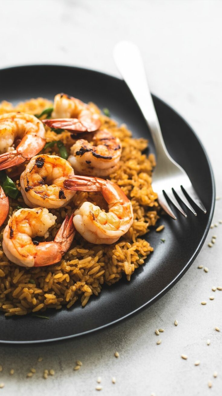 easy Cajun Shrimp and Rice Skillet