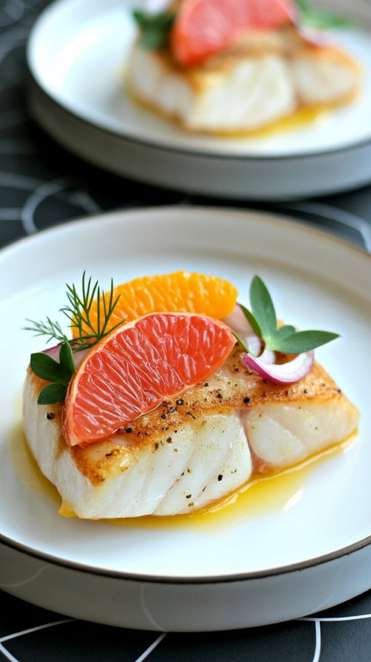 easy Corvina Fish with Citrus Salsa