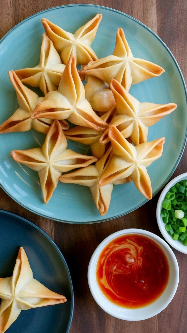 easy Crispy Baked Crab Rangoon