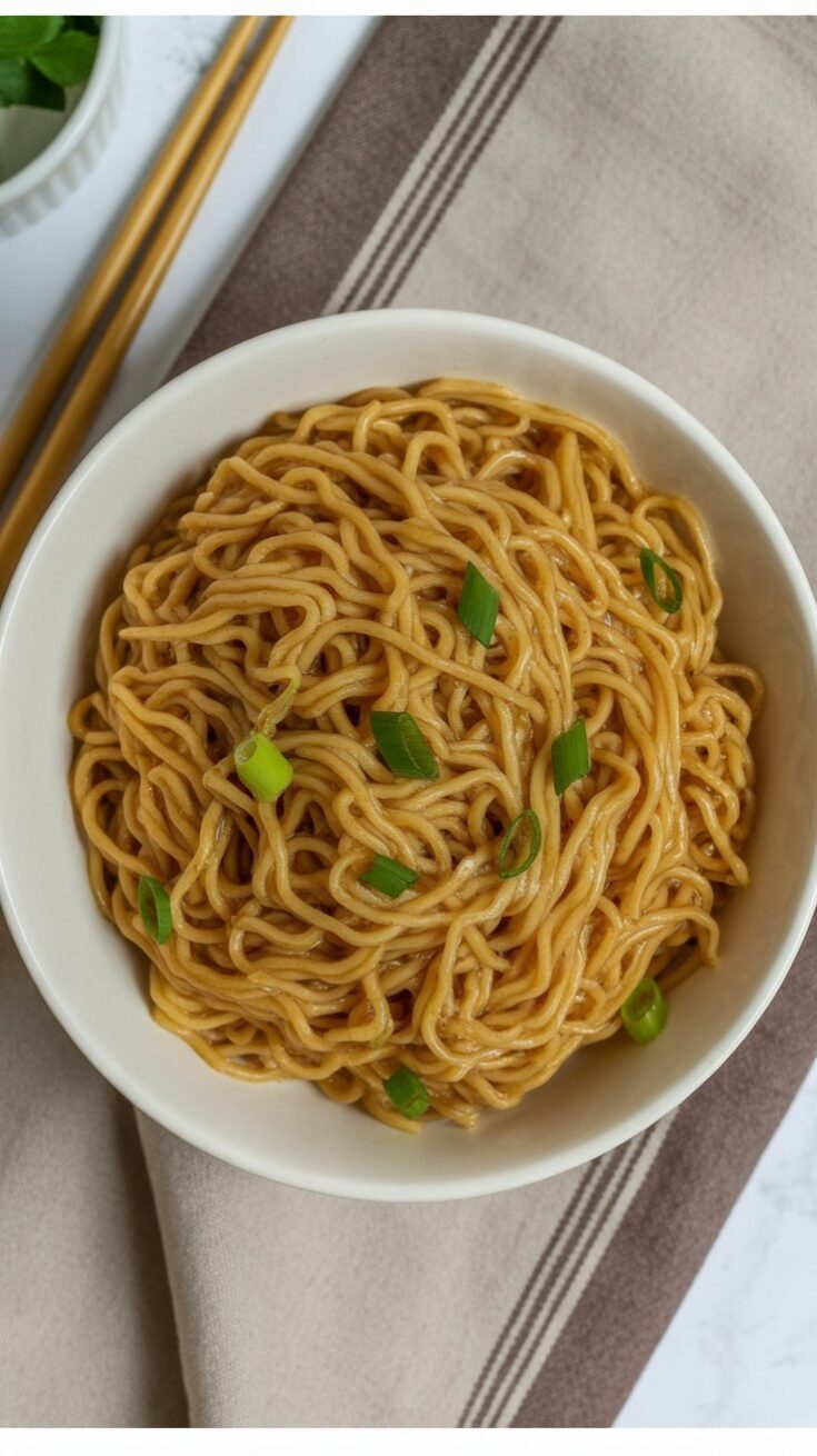 easy Garlic Rice Noodles