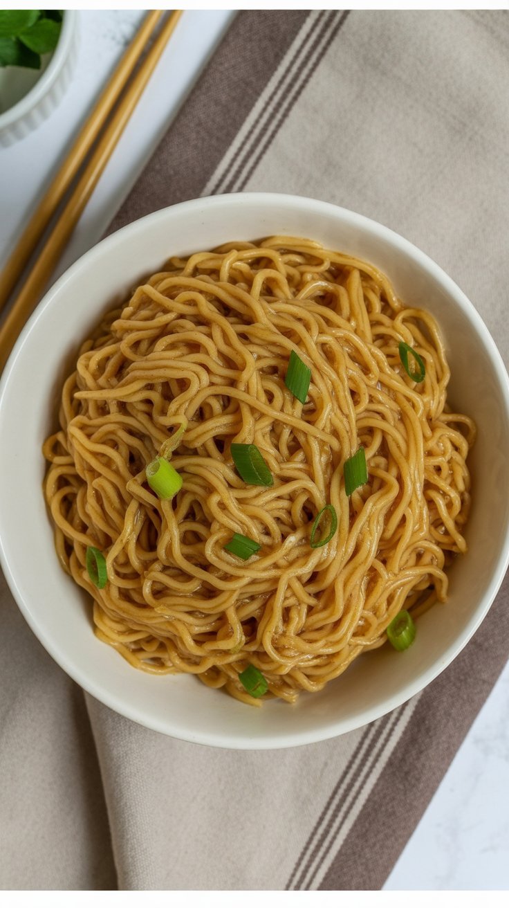 easy Garlic Rice Noodles